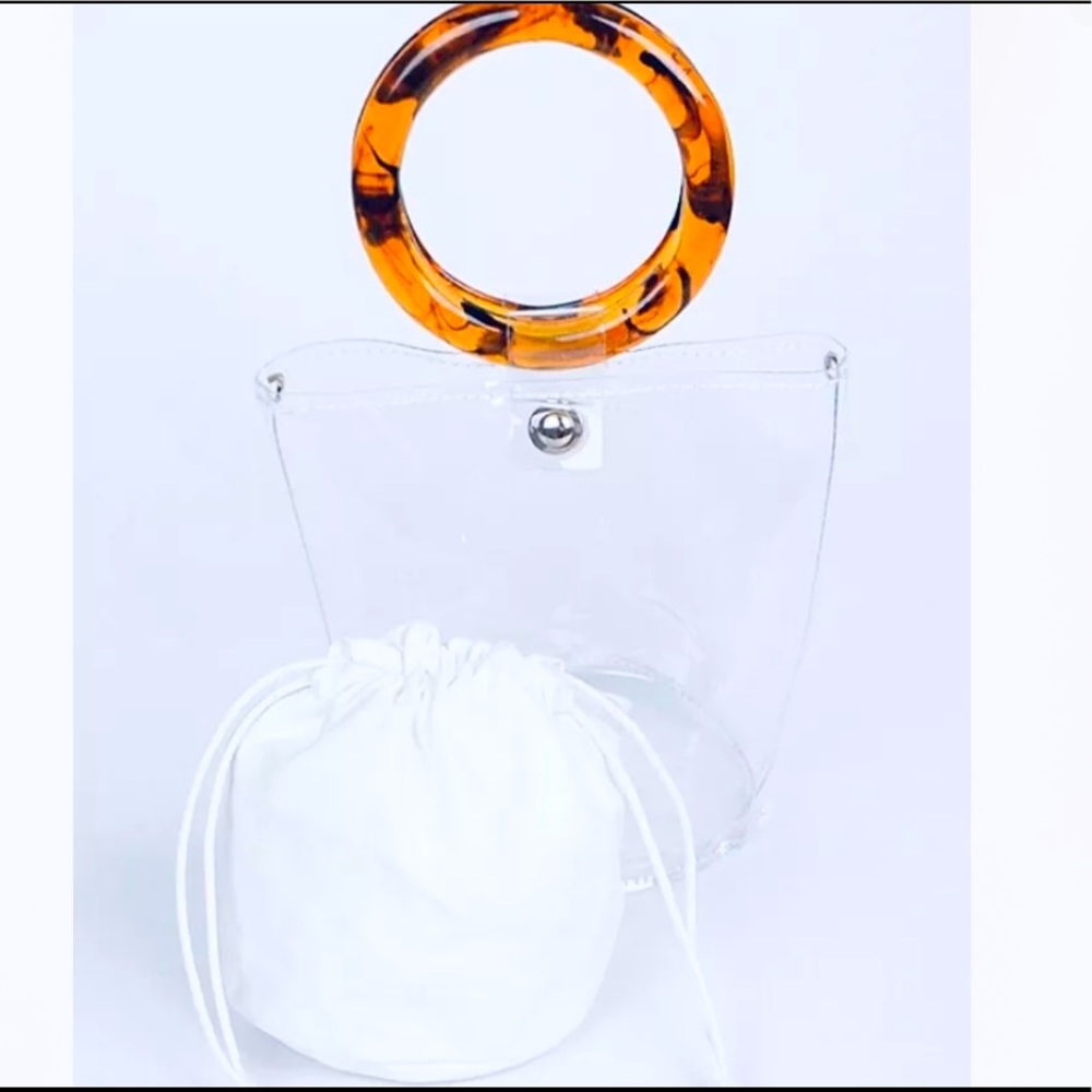 Women Clear Bucket Bag